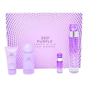Estuche Perry Ellis 360° Purple 4Pcs 100ML