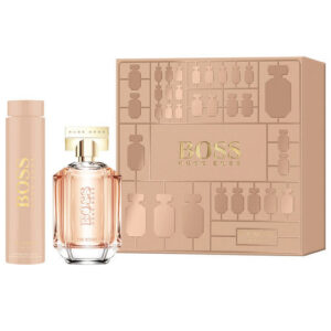 ESTUCHE DAMA.  BOSS THE SCENT 2PCS EDP 100ML