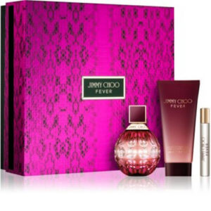 ESTUCHE DAMA.  JIMMY CHOO FEVER 3PCS 100ML