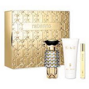 ESTUCHE DAMA.  FAME DE PACO RABANNE 3PCS 80ML
