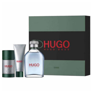 ESTUCHE HOMBRE.  HUGO VERDE 3PCS 125ML
