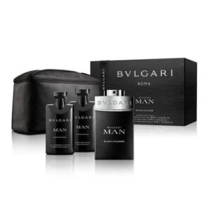 ESTUCHE HOMBRE.  BVLGARI MAN IN BLACK COLOGNE 4PCS 100ML