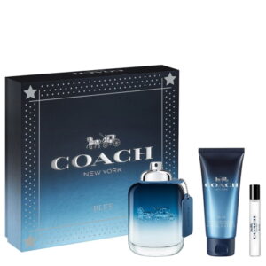 ESTUCHE HOMBRE.  COACH BLUE 3PCS 100ML