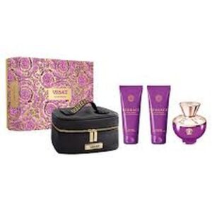 ESTUCHE DAMA.  VERSACE DYLAN PURPLE 4PCS 100ML