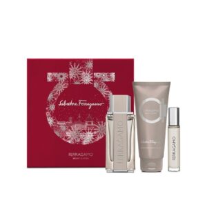 EH. FERRAGAMO BRIGHT LEATHER 3PCS 100ML